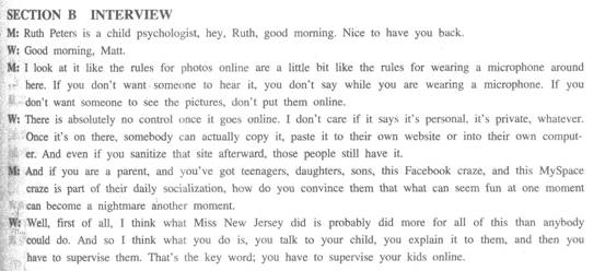 英语专八听力模拟题第四套答案解析