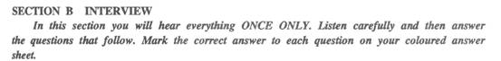 英语专八听力模拟题第四套