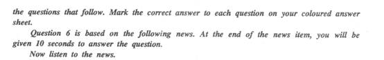 英语专八听力模拟题第四套