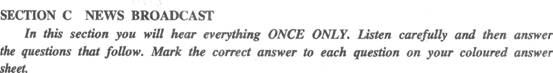 233网校英语专八听力模拟题第四套
