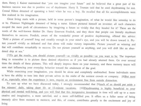 英语专八听力模拟题第五套答案解析