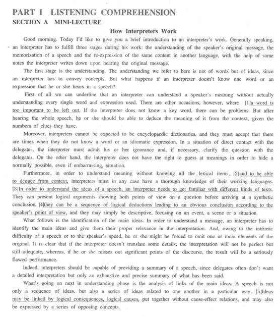 英语专八听力模拟题第七套