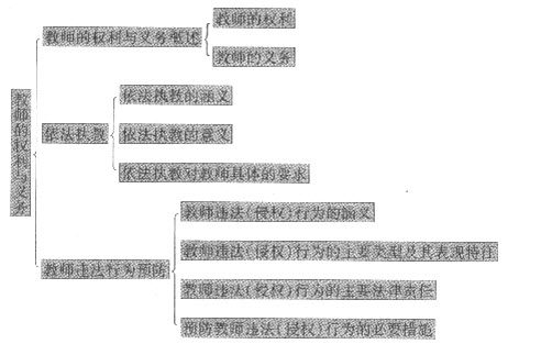 幼儿综合素质第三章 教师的权利与义务知识架