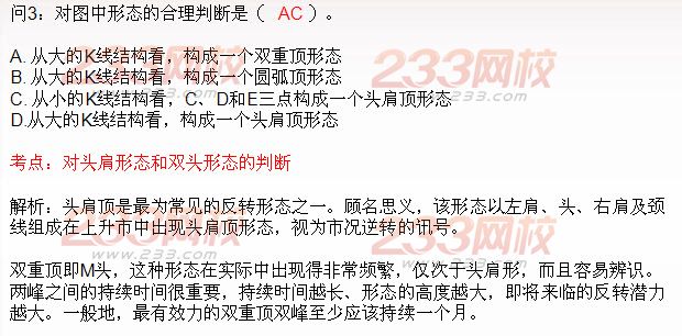 期货投资分析综合题及答案解析三