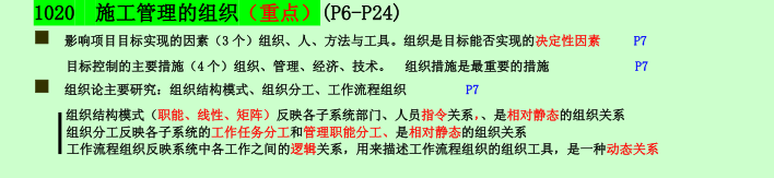 2015年二建《施工管理》考点狂背（一）