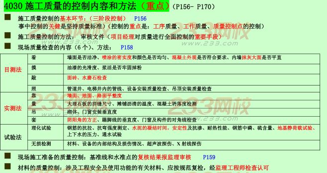 2015年二建《施工管理》考点狂背：施工质量管理