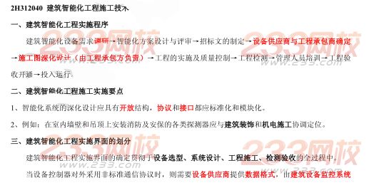 2015年二建《机电工程》考点狂背（四）