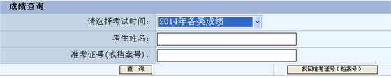 2014年重庆二级建造师成绩查询入口