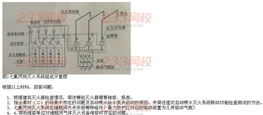 消防工程师真题案例分析