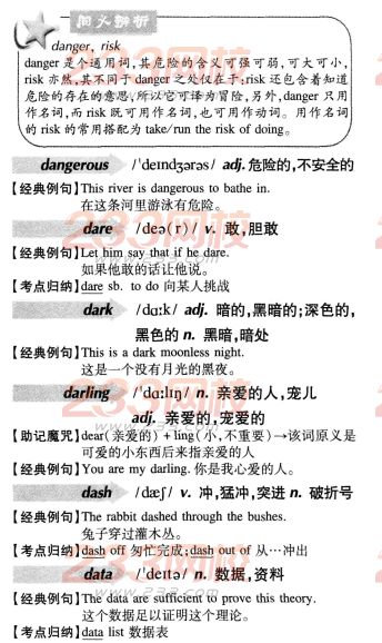 2016年成人学位英语词汇辅导D字母开头(001)