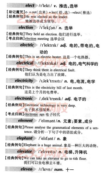 2016年成人学位英语词汇辅导E字母开头(002)