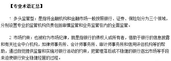 银行从业资格考试《法律法规与综合能力》第二十一章专业术语速记