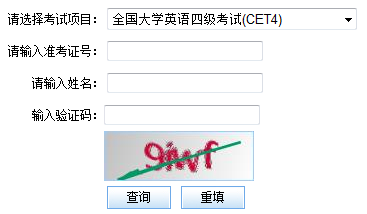 2016年6月英语四级成绩查询网站