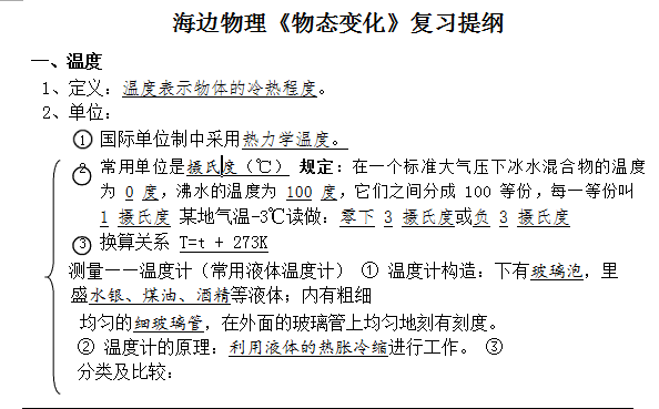 八年级物理复习辅导资料:物态变化-中学资讯-2