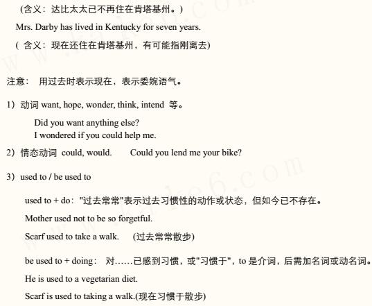 初中英语八大时态精讲笔记:一般过去时-中学资