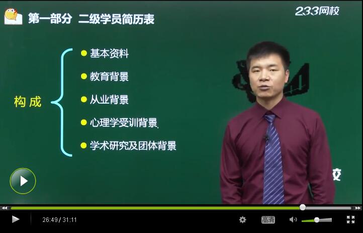 二级心理咨询师综合评审考时10分钟,考前下狠