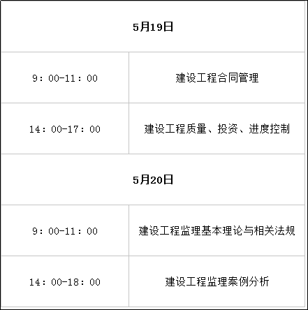 2018年贵州监理工程师考试时间及科目安排.png