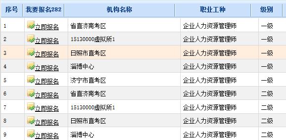 山东人力资源报名入口