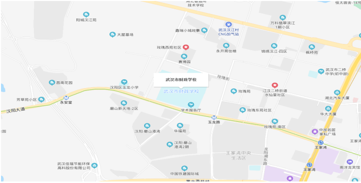 武汉市2020年度执业药师资格考试考点地图