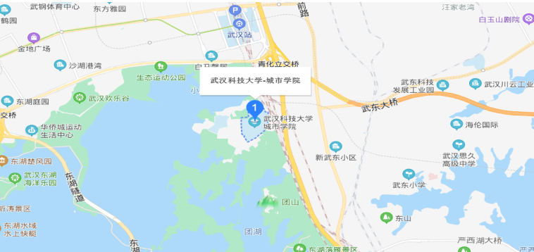 武汉市2020年度执业药师资格考试考点地图