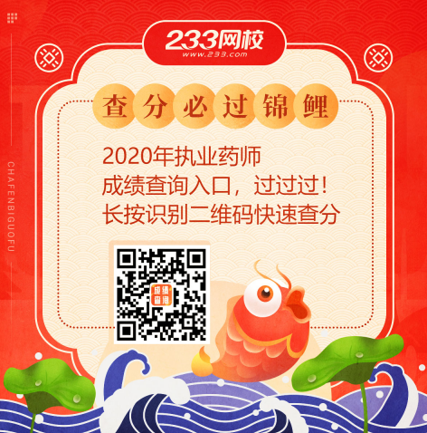 2020年执业药师成绩查询入口