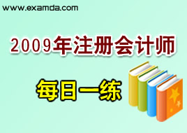 2009年注册会计师每日一练在线试题