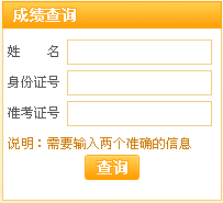 广西2013年11月人力资源管理师成绩查询入口