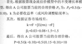 2014年证券投资分析考试要点解析：第七章