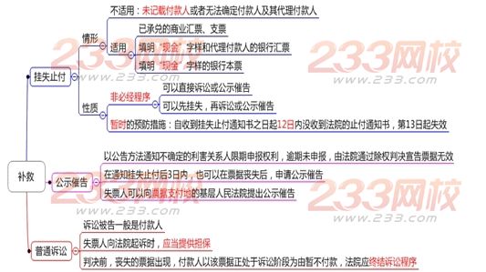 票据权利的补救