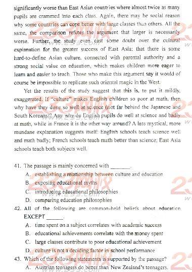 河南2012年11月成人学位学位英语(B)真题及答案