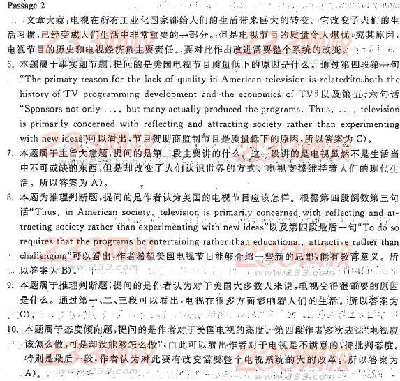 山东2011年成人学位英语考试真题及答案