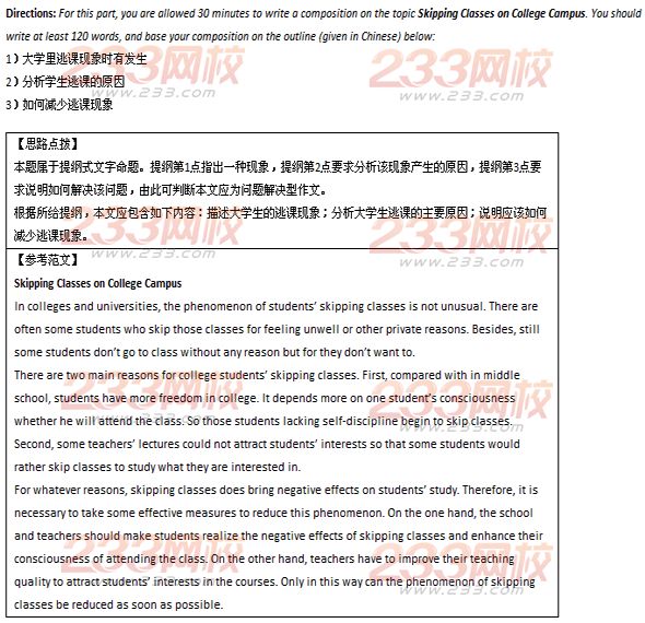 2014年河南成人学位英语预测作文