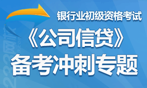 2014年《公司信贷》备考冲刺专题