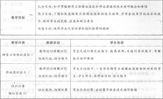 2014教师资格体育与健康学科知识与教学能力(初级中学)专家命题卷(9)