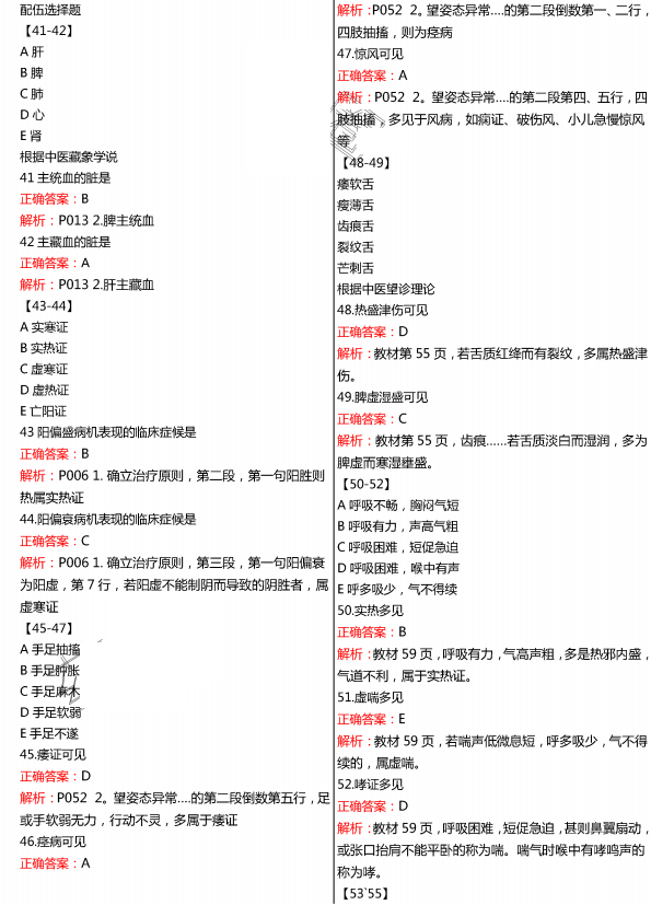 2015年执业药师《中药学综合知识与技能》真题及答案(图片版)