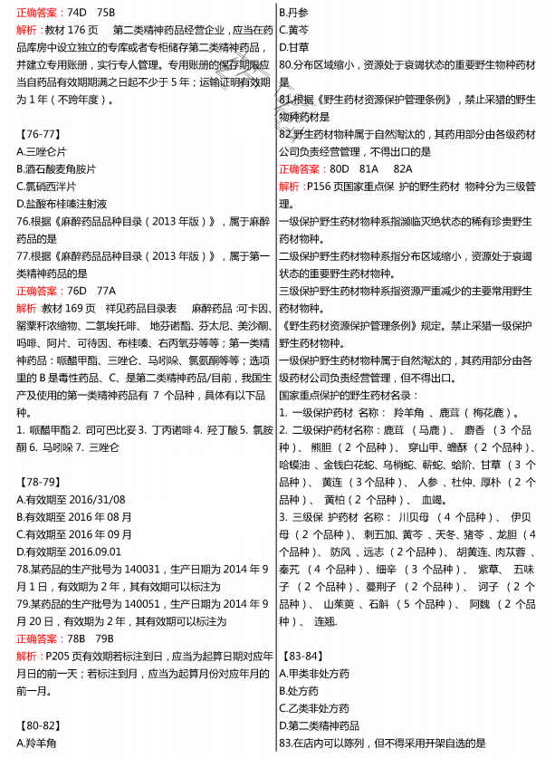 2015年执业药师《药事管理与法规》真题及答案(图片版)