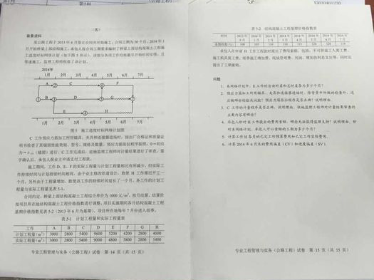 2015年一级建造师《公路工程》真题(图片版)