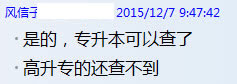 2015年广东成人高考专升本录取结果查询时间:12月3日