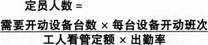 三级人力资源专业能力辅导：企业定员人数核算的基本方法