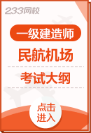 2025年一级建造师《民航机场工程》考试大纲