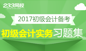 2017年初级会计职称初级会计实务习题集