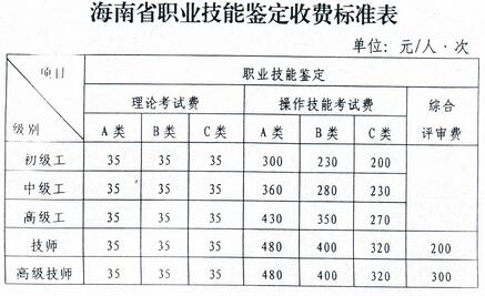 海南人力资源收费标准