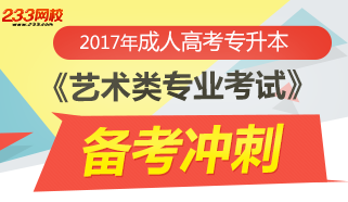 2017年成人高考专升本艺术类考试冲刺试题及答案