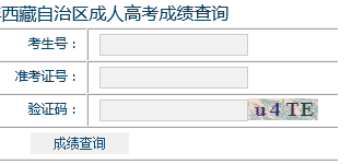 2017年西藏成人高考成绩查询入口西藏教育考试院