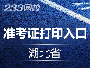 2020年湖北初级会计职称考试准考证打印入口