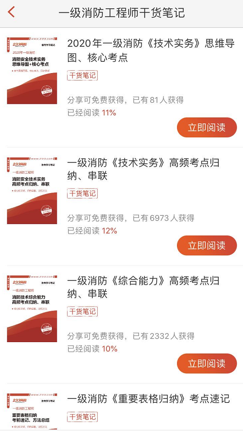 一级消防工程师干货笔记系列资料