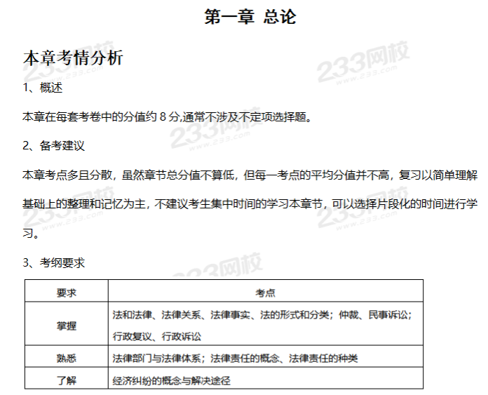 初级会计师考情分析