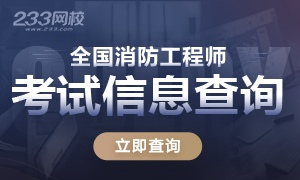 全国一级消防工程师考试信息查询系统