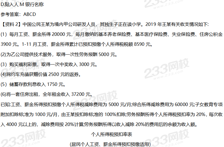 2020年初级经济法基础考试真题及答案8月30日下午场