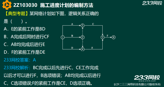 2019年二建施工管理真题答案解析